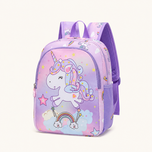 Sac à dos Licorne Arc-en-ciel Brodé — Personnalisable au prénom