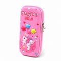 Trousse Kawaii Licorne Lune — Coque rigide 3D