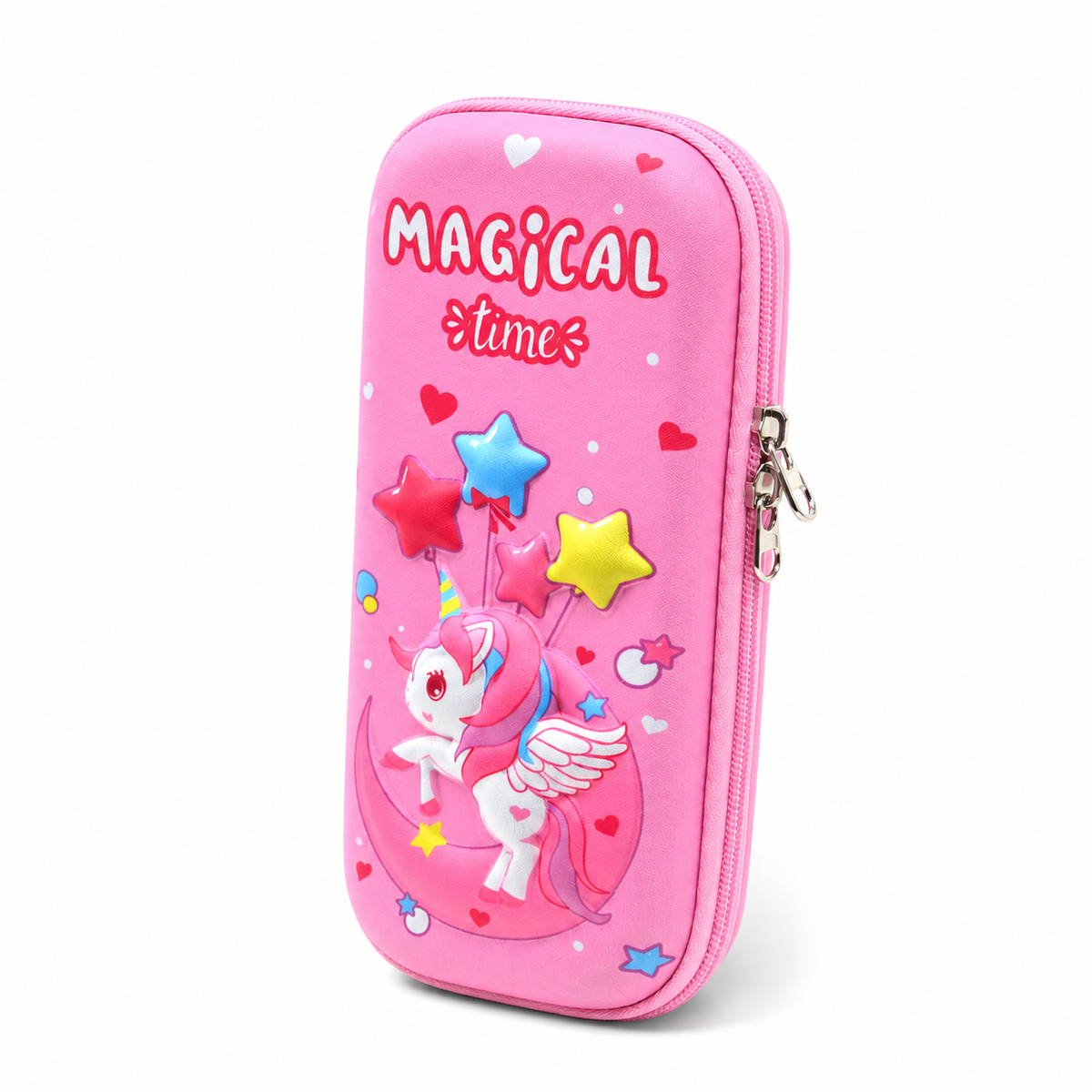 Trousse Kawaii Licorne Lune — Coque rigide 3D
