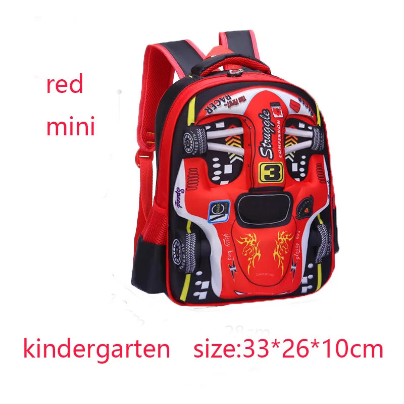 Sac à dos Bolide 3D — Maternelle, matière déperlante