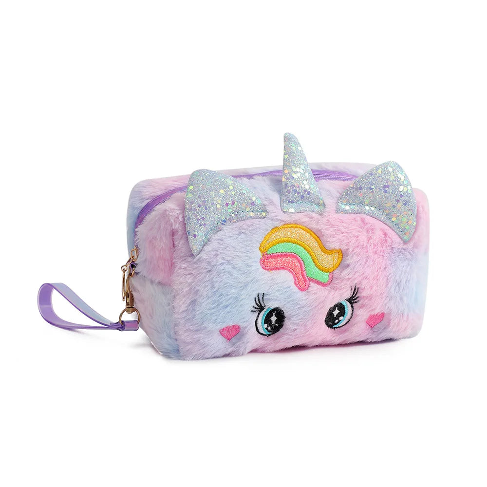 Trousse Licorne Peluche — Toucher doux