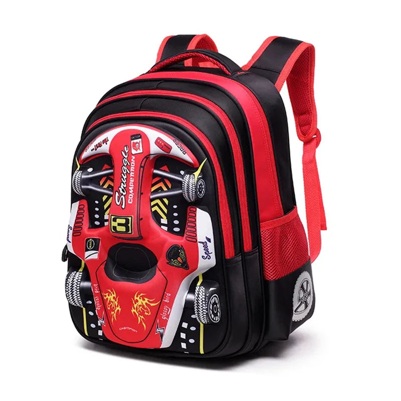 Sac à dos Bolide 3D — Maternelle, matière déperlante