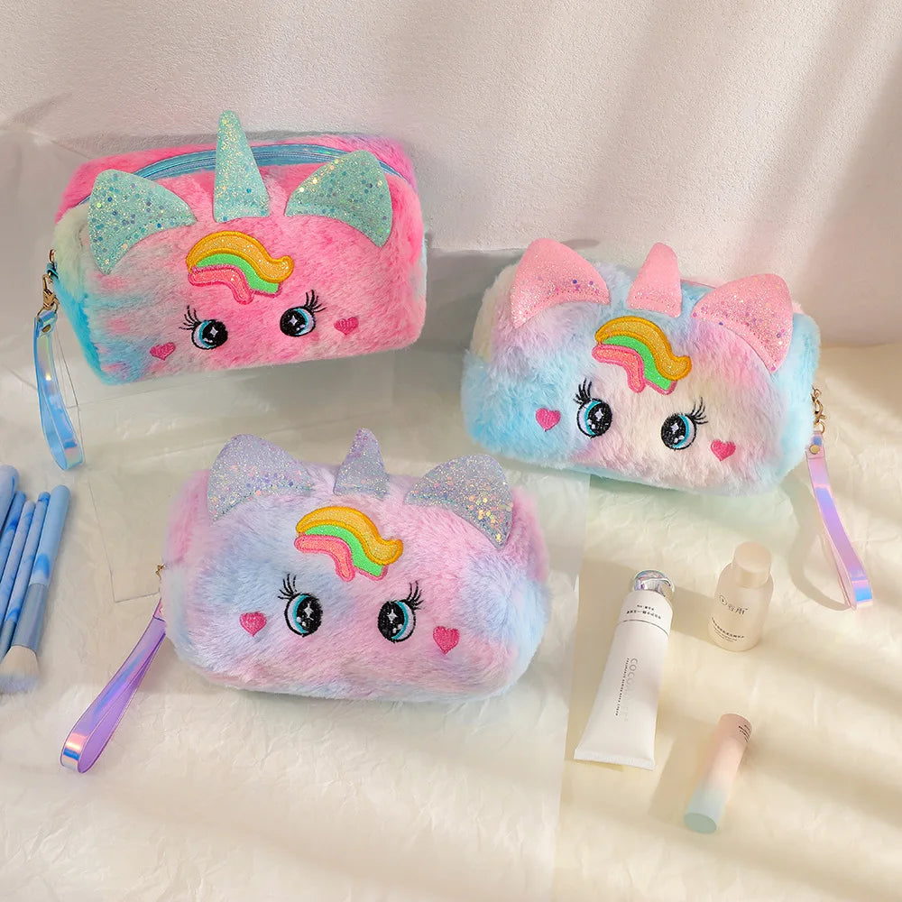 Trousse Licorne Peluche — Toucher doux