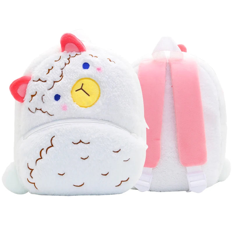 Sac à dos Peluche Alpaga — Maternelle 2-6 ans