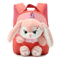 Sac à dos Lapin Peluche 3D — Nœud papillon