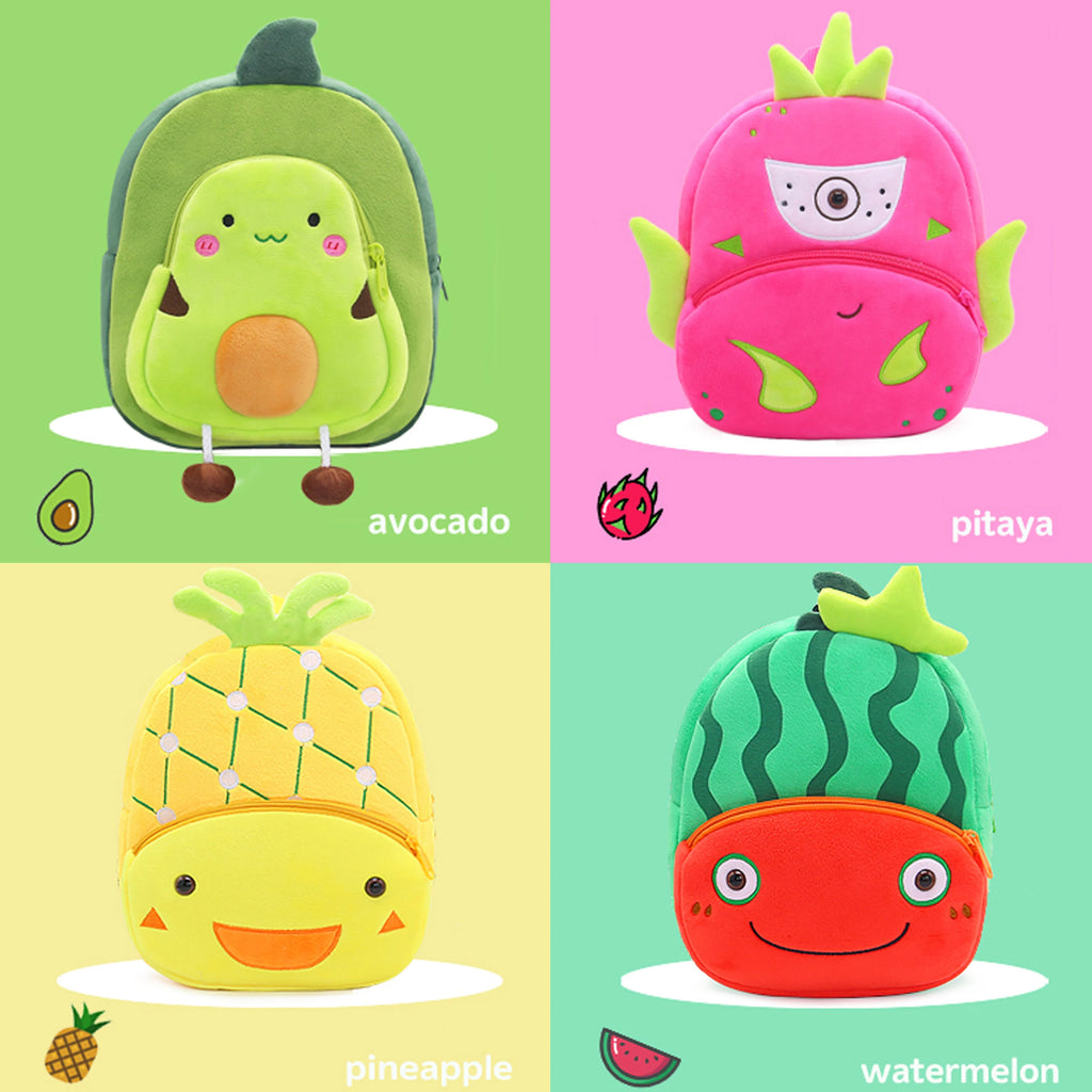 Sac à dos Peluche Fruit — Crèche 1-3 ans