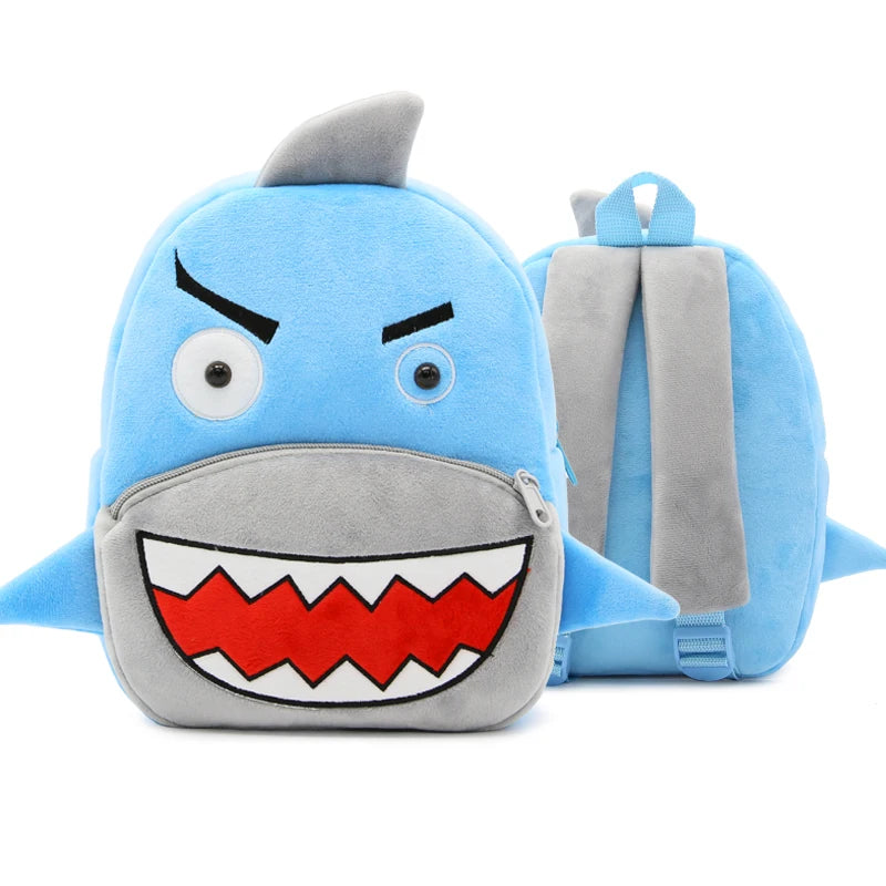 Sac à dos Peluche Requin — Maternelle 2-6 ans