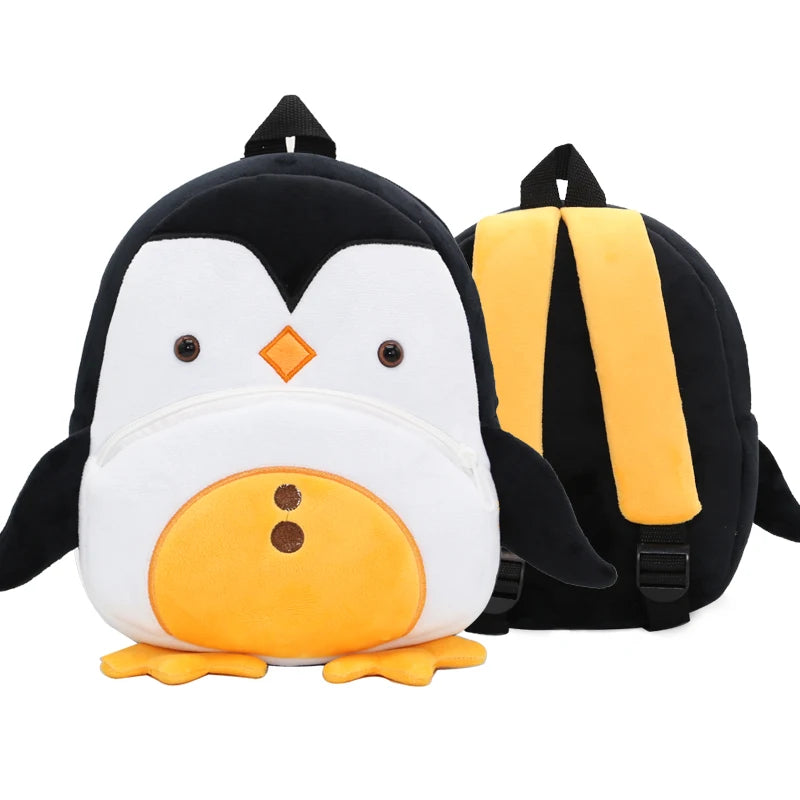 Sac à dos Peluche Manchot — Maternelle 2-6 ans