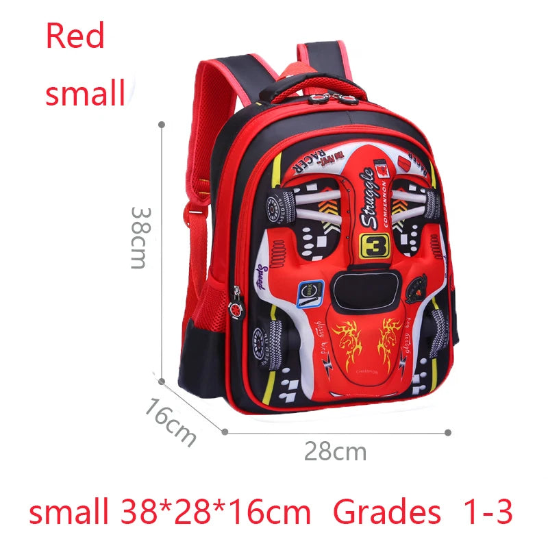 Sac à dos Bolide 3D — Maternelle, matière déperlante