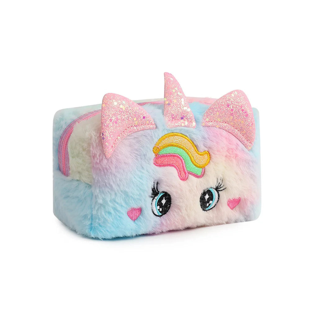Trousse Licorne Peluche — Toucher doux