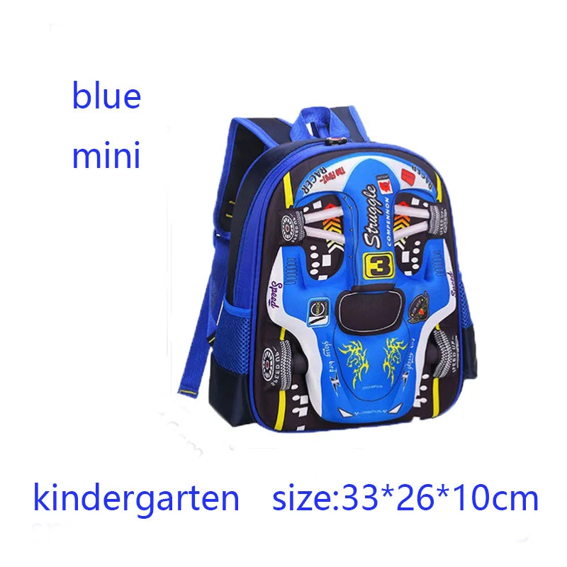 Sac à dos Bolide 3D — Maternelle, matière déperlante