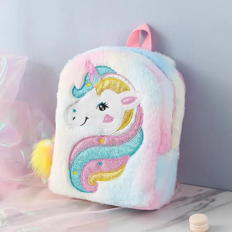 Sac à dos Licorne Peluche Nuage Pastel