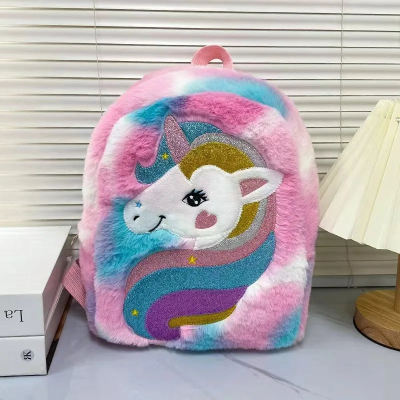 Sac à dos Licorne Peluche Nuage Pastel