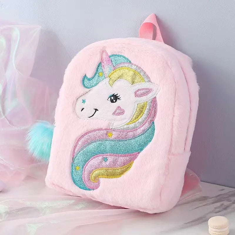 Sac à dos Licorne Peluche Nuage Pastel